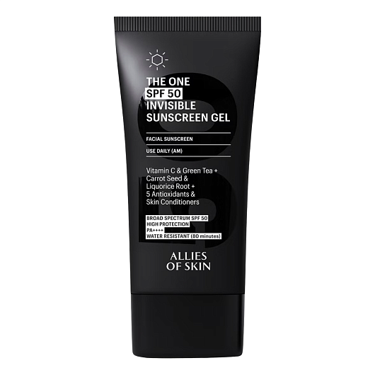 Allies of Skin The One SPF50 Invisible Sunscreen Gel