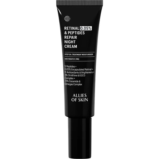 Allies of Skin Retinal 0,05% & Peptides Repair Night Cream