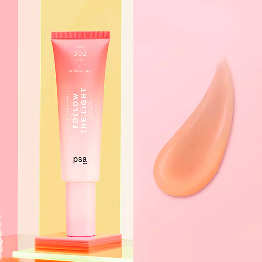PSA FOLLOW THE LIGHT: Multi Acids & Vitamin C Radiance Peel