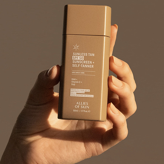 ALLIES OF SKIN Sunless Tan SPF 50 Sunscreen + Self-Tanner