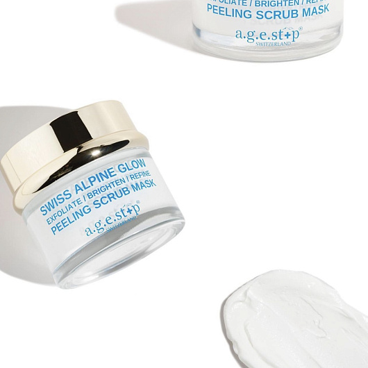 A.G.E.STOP SWITZERLAND SWISS ALPINE GLOW PEELING SCRUB MASK