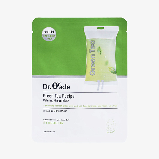 Dr. Oracle Greentea Recipe Calming Green Mask Box