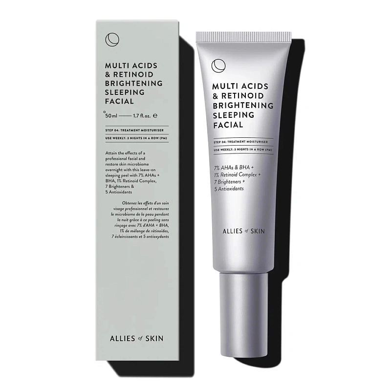 ALLIES OF SKIN Multi Acids & Retinoid Brightening Sleeping Facial