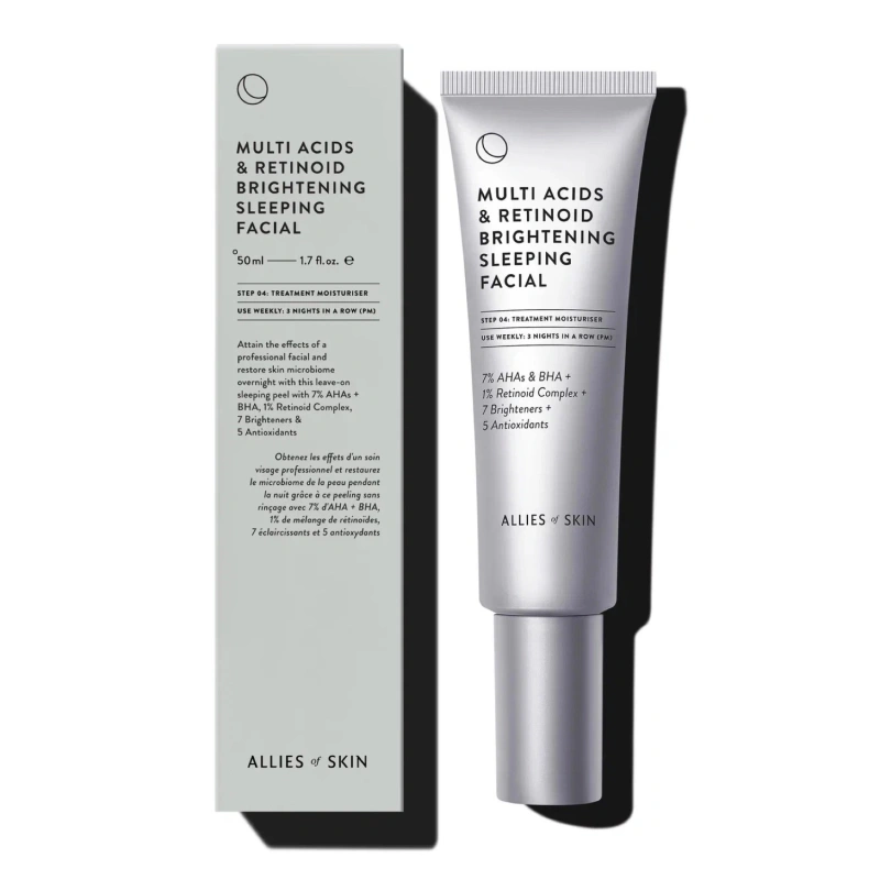 ALLIES OF SKIN Multi Acids & Retinoid Brightening Sleeping Facial