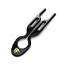 No1 HAIRPIN Black-3x Hairpin 