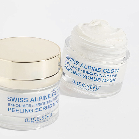 A.G.E.STOP SWITZERLAND SWISS ALPINE GLOW PEELING SCRUB MASK