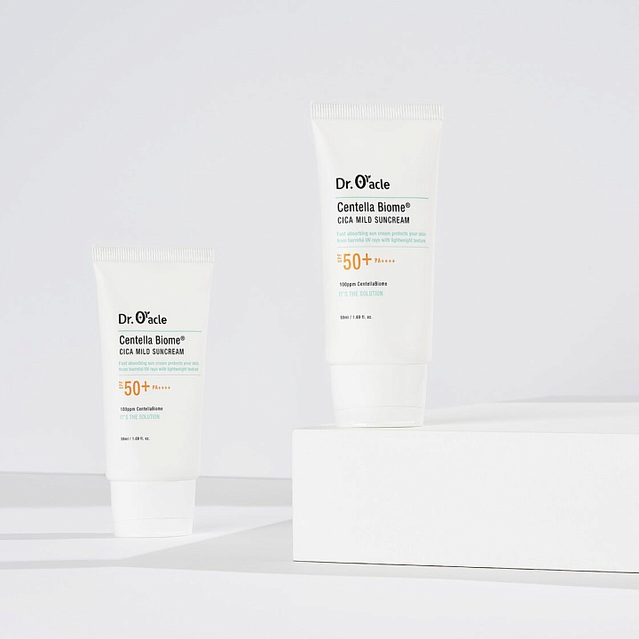 Dr. Oracle Centella Biome Cica Mild Suncream SPF50+ PA++++