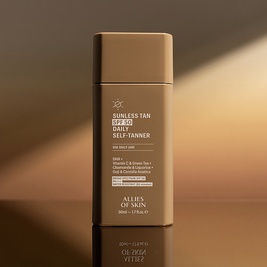 ALLIES OF SKIN Sunless Tan SPF 50 Sunscreen + Self-Tanner