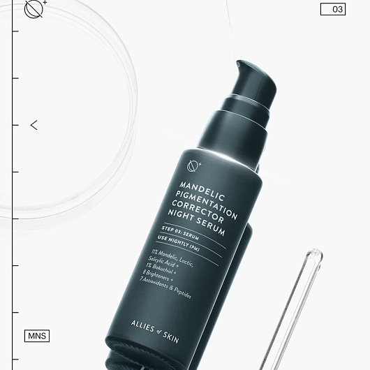 ALLIES OF SKIN Mandelic Pigmentation Corrector Night Serum