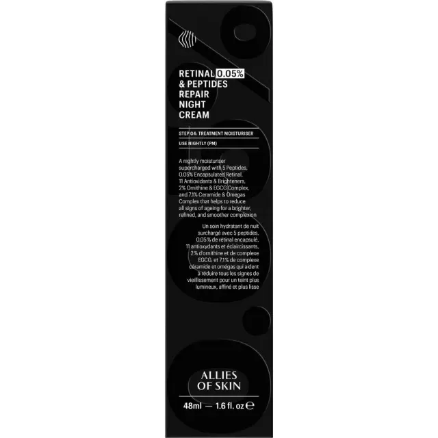 Allies of Skin Retinal 0,05% & Peptides Repair Night Cream