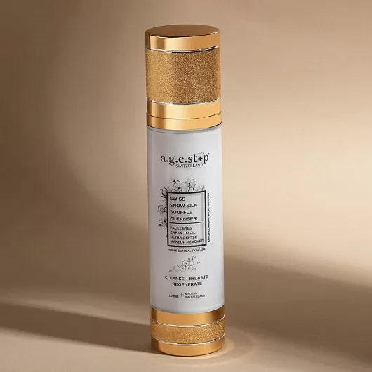 A.G.E.STOP SWITZERLAND SWISS SNOW SILK SOUFFLE CLEANSER