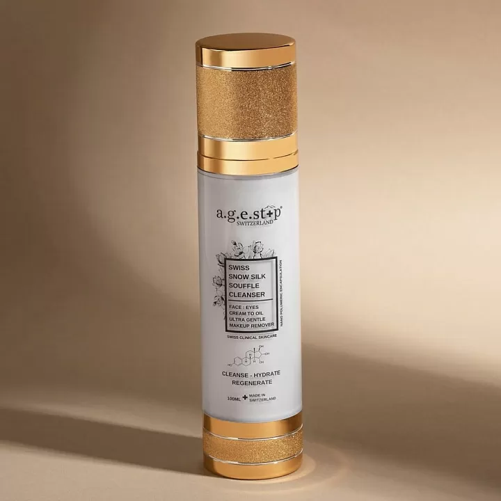 A.G.E.STOP SWITZERLAND SWISS SNOW SILK SOUFFLE CLEANSER