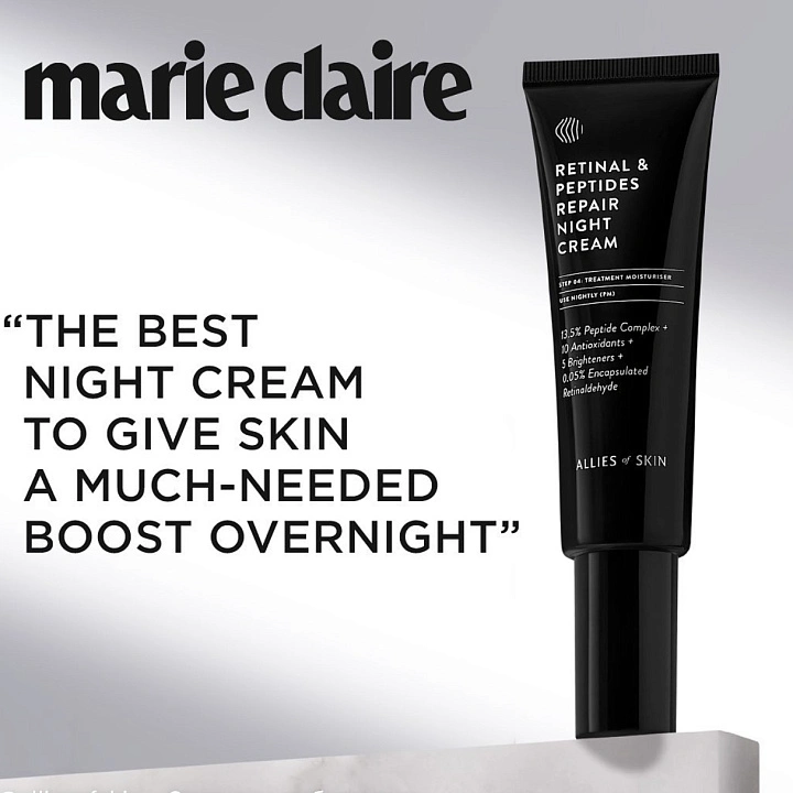 ALLIES OF SKIN RETINAL & PEPTIDES REPAIR NIGHT CREAM