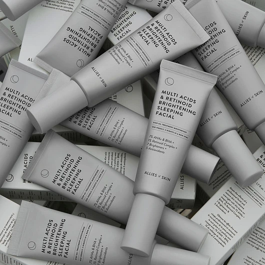 ALLIES OF SKIN Multi Acids & Retinoid Brightening Sleeping Facial