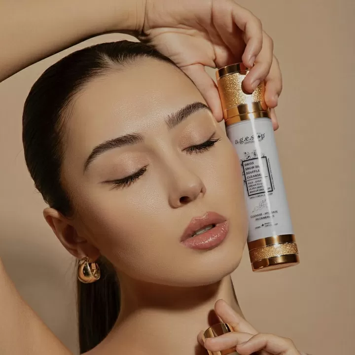 A.G.E.STOP SWITZERLAND SWISS SNOW SILK SOUFFLE CLEANSER