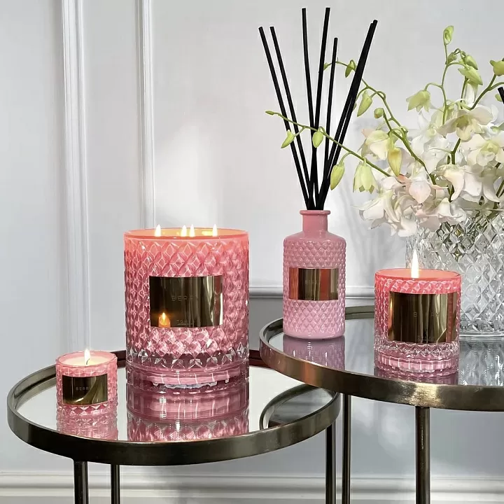 Tonka Candle Berry Pink 2000