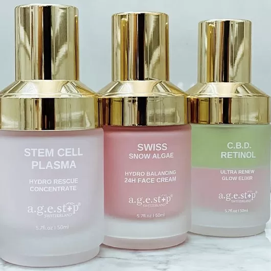 A.G.E.STOP SWITZERLAND C.B.D. RETINOL GLOW ELIXIR