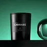 Tonka Candle Cannabis Black Matt 