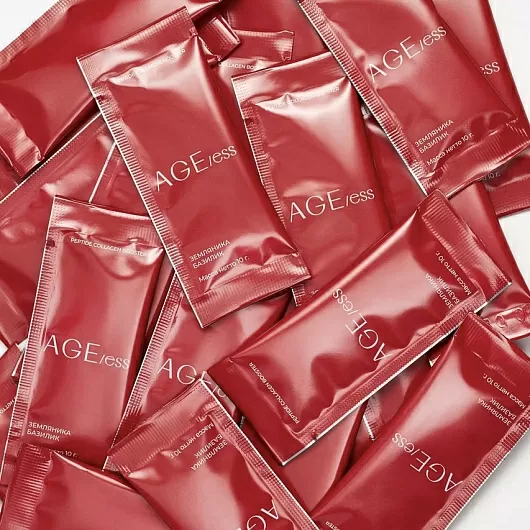 Ageless PEPTIDE HYDROLYZATE OF COLLAGEN “STRAWBERRY-BASIL”