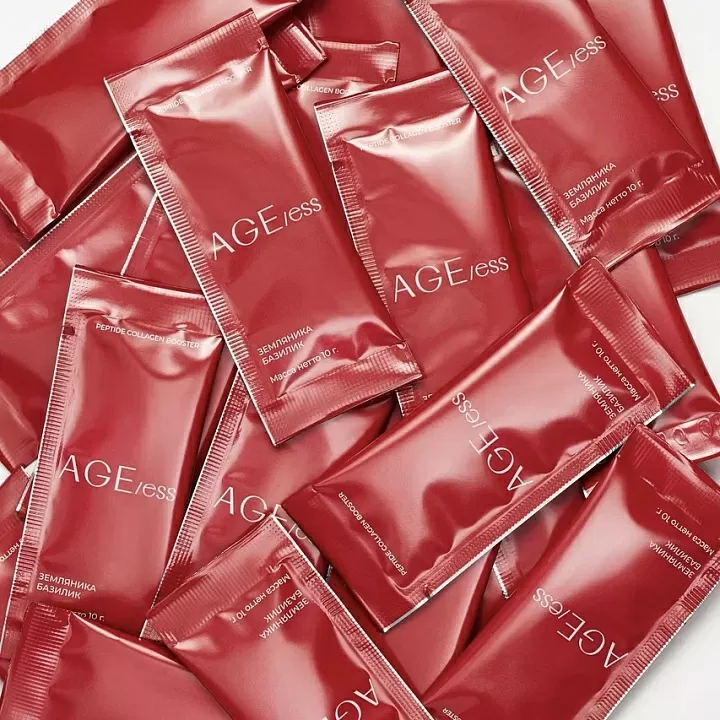 Ageless PEPTIDE HYDROLYZATE OF COLLAGEN “STRAWBERRY-BASIL”