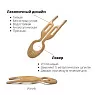 No1 HAIRPIN Smooth Caramel-3x Hairpin Box