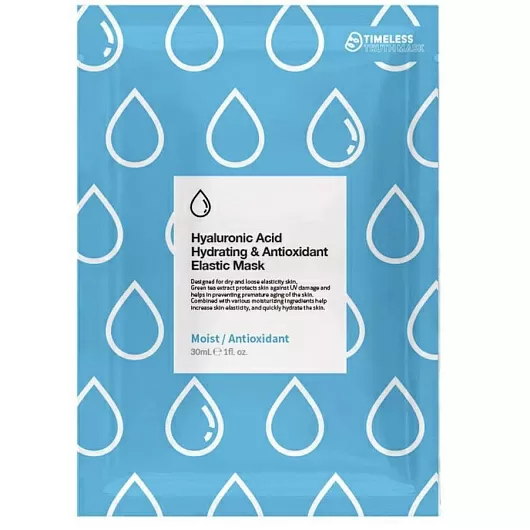 TIMELESS TRUTH Hyaluronic Acid Hydrating Antioxidant Elastic mask