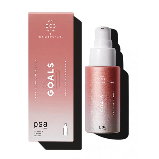 PSA GOALS: Multi Acids & Probiotics Perfecting Night Serum