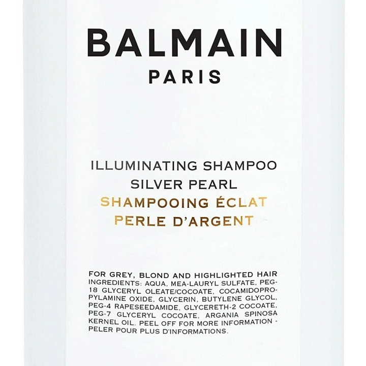 Balmain Hair Couture Illuminating Shampoo Silver Pearl