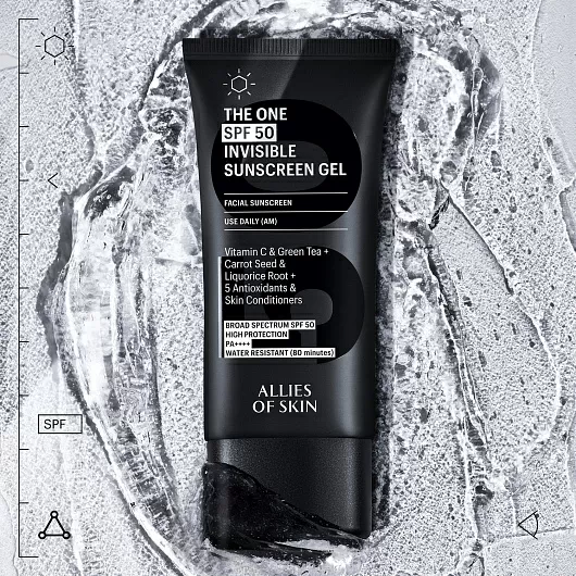 Крем SPF Allies of Skin The One SPF50 Invisible Sunscreen Gel 50