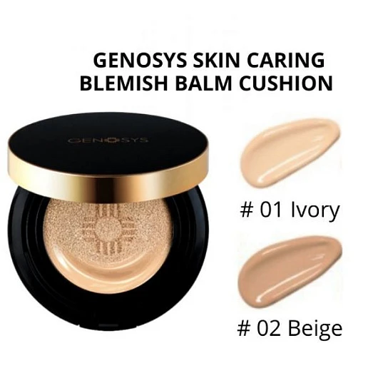 Genosys Skin Caring Blemish Balm Cushion Ivory SPF50